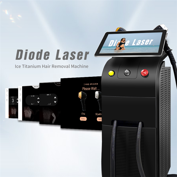 High Power Soprano Titanium Diode Laser Hair Removal Machine