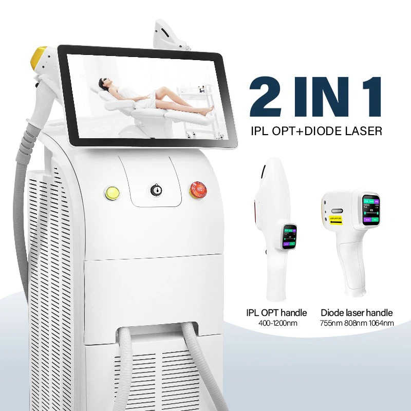 2 IN 1 MACHINE IPL OPT+DIODE LASER suppliers