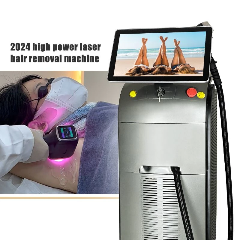 2024 آلة إزالة الشعر بالليزر عالية الطاقة